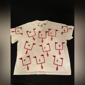 Queen of Sparkles Red Field Goal Tee